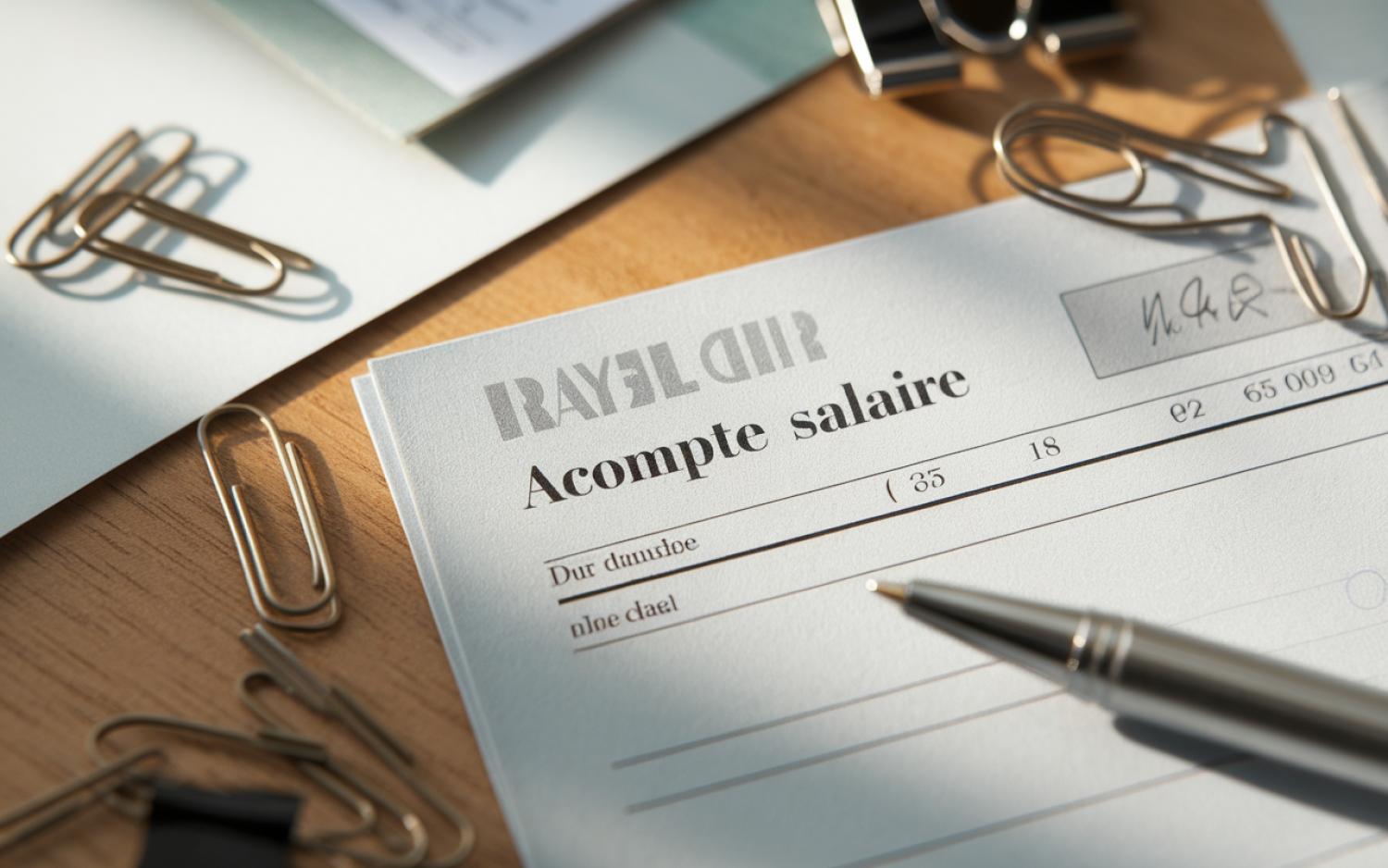 Tout savoir sur l’acompte sur salaire : fonctionnement et conditions
